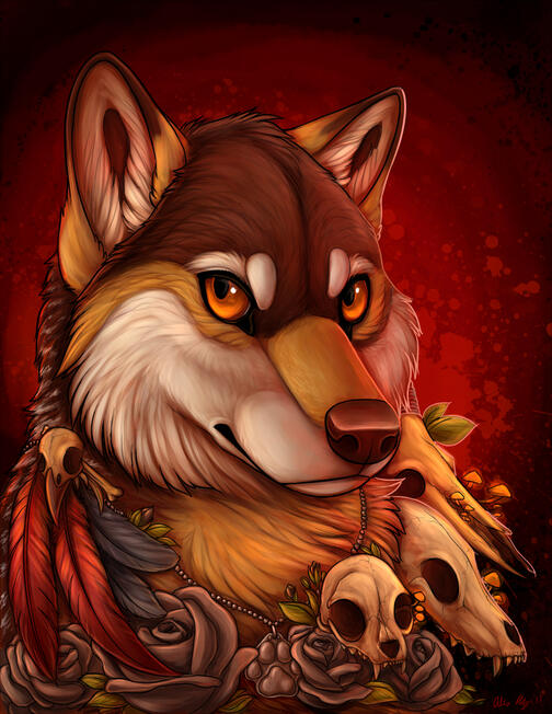 2 complex (skulls, feathers/flowers/mushrooms) = $200