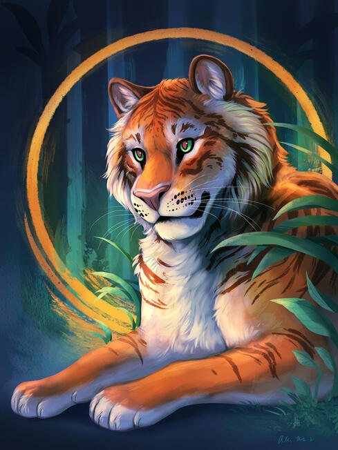 1 complex (botanicals and circle design) = $180